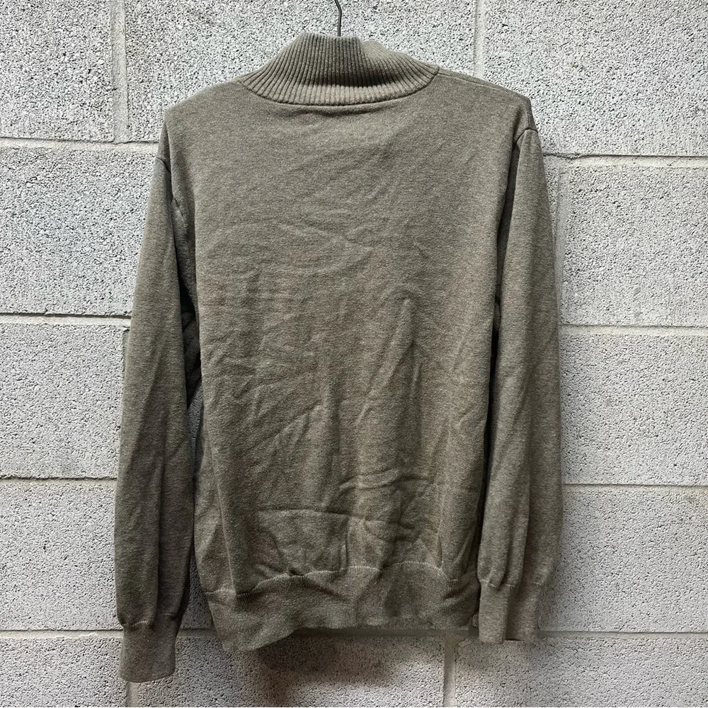 J. Crew Cotton Half Zip Sweater